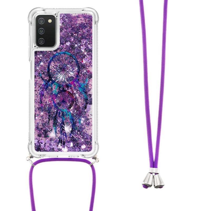 Maskica Samsung Galaxy A03s Hvatač Snova Sa Šljokicama