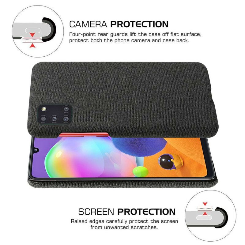 Maskica Samsung Galaxy A31 Tekstura Tkanine Ksq