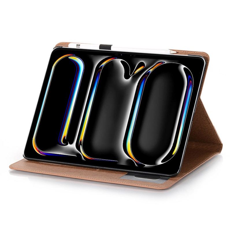Kožna Futrola iPad Pro 13 (2024) Maskice Za Mobitele Vintage Stil