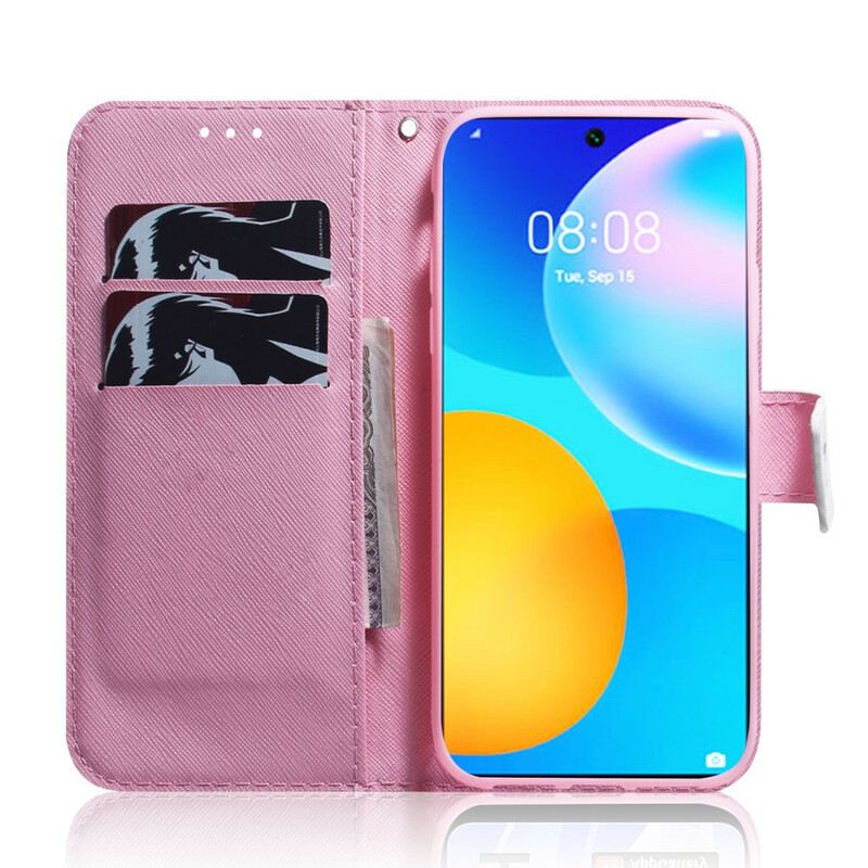 Futrola Huawei P Smart 2021 Ružičasti Cvijet