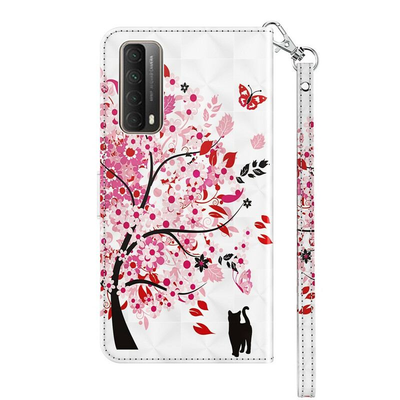Futrola Huawei P Smart 2021 Ružičasto Drvo