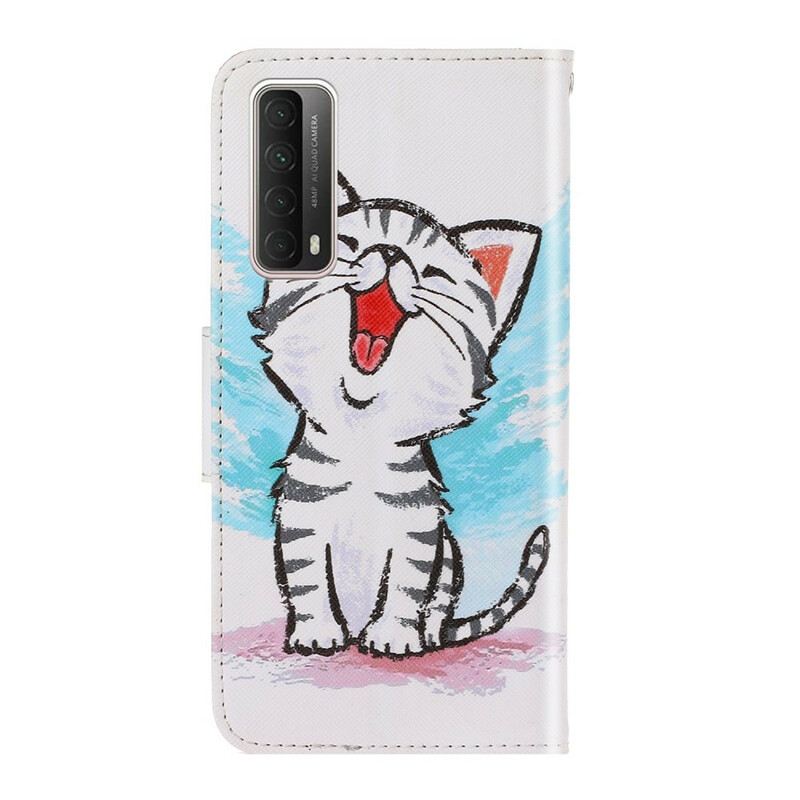 Futrola Huawei P Smart 2021 Strappy Color Kitten