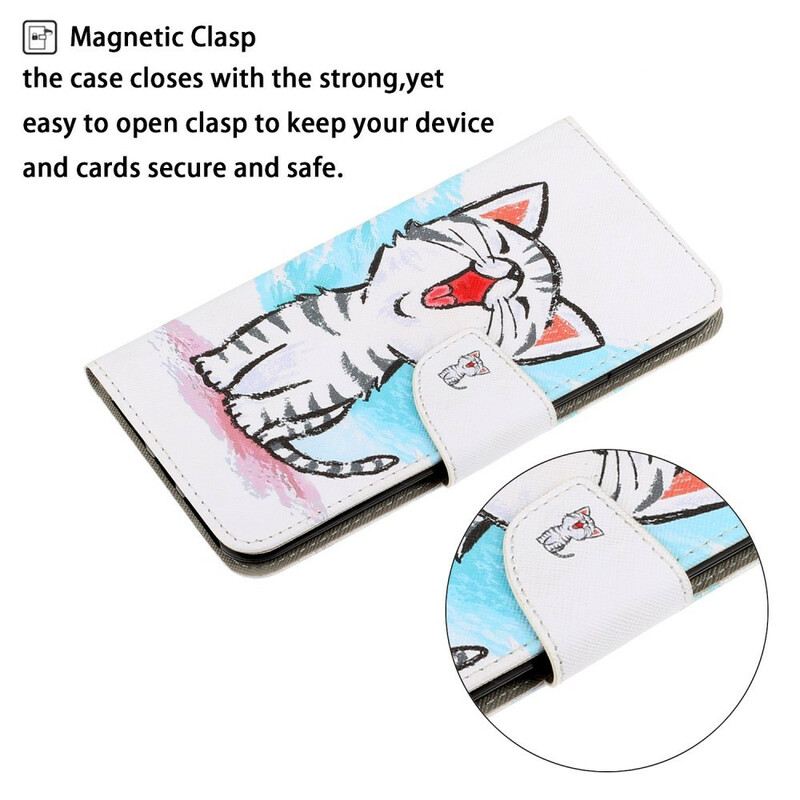 Futrola Huawei P Smart 2021 Strappy Color Kitten