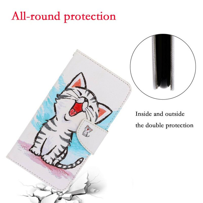Futrola Huawei P Smart 2021 Strappy Color Kitten