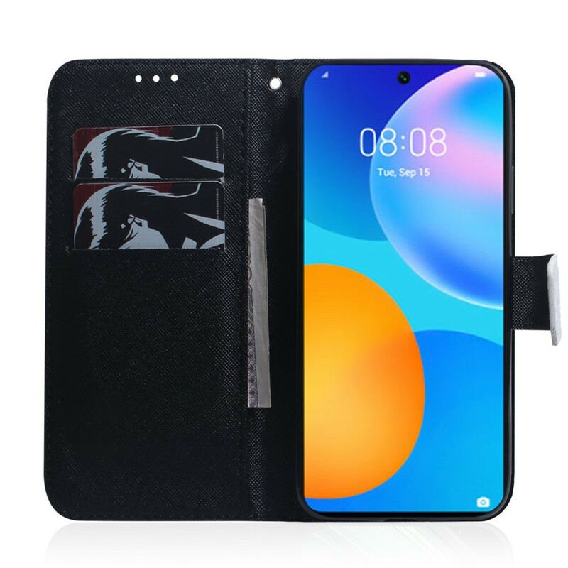 Kožna Futrola Huawei P Smart 2021 Emoji Telefon