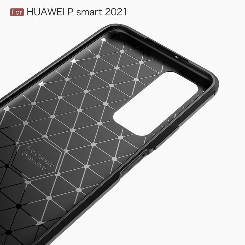Maskica Huawei P Smart 2021 Brušena Karbonska Vlakna