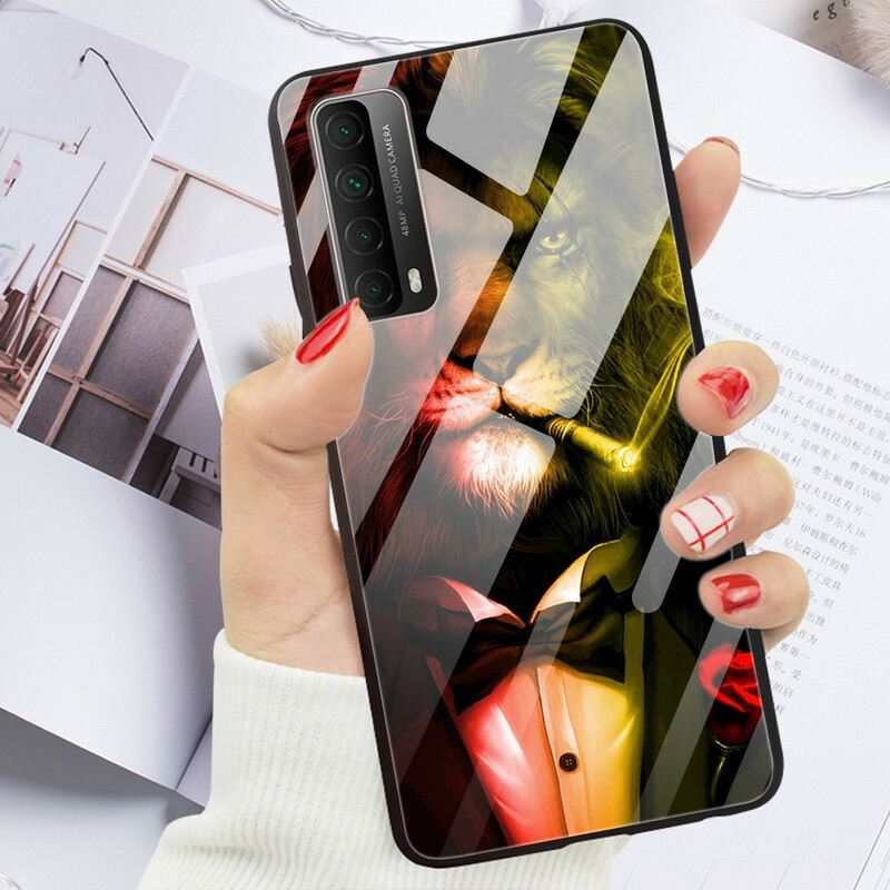 Maskica Huawei P Smart 2021 Cigar Lion Kaljeno Staklo