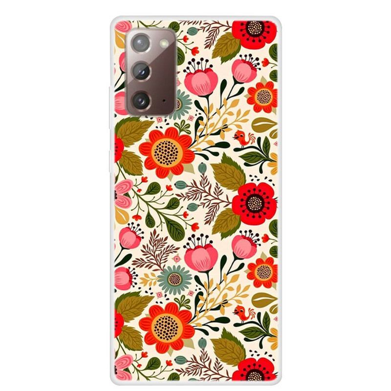 Maskica Samsung Galaxy Note 20 Cvjetna Tapiserija