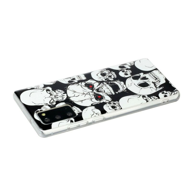 Maskica Samsung Galaxy Note 20 Oprez Fluorescentne Lubanje