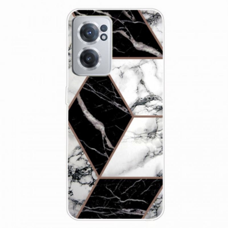 Maskica OnePlus Nord CE 2 5G Mramorna Šahovnica