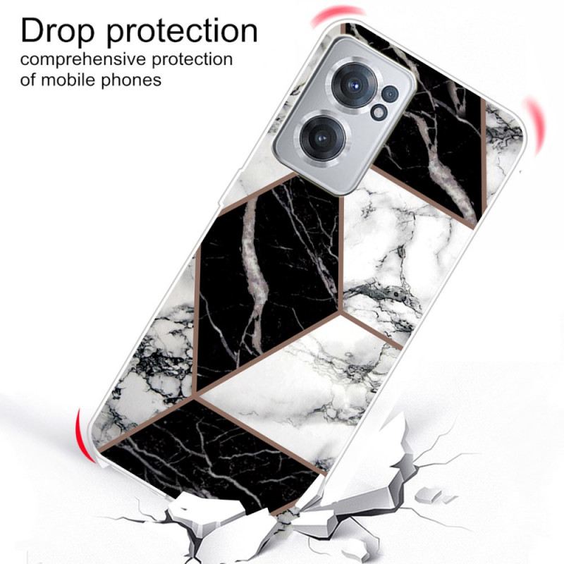 Maskica OnePlus Nord CE 2 5G Mramorna Šahovnica