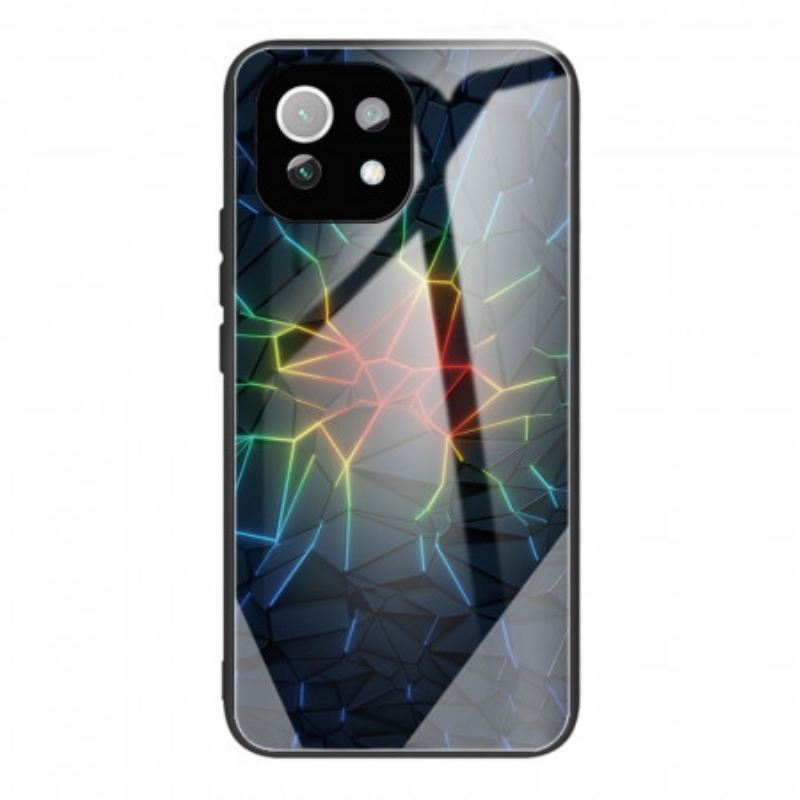 Maskica Xiaomi Mi 11 Lite 4G / 5G / 5G NE Geometrijsko Kaljeno Staklo