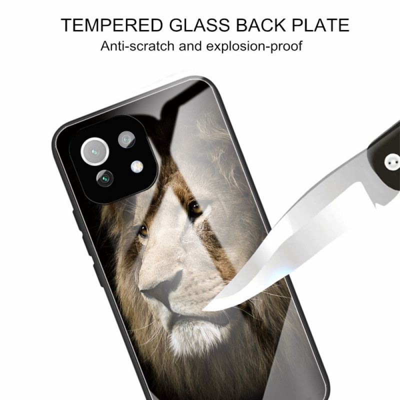 Maskica Xiaomi Mi 11 Lite 4G / 5G / 5G NE Kaljeno Staklo Lavlje Glave