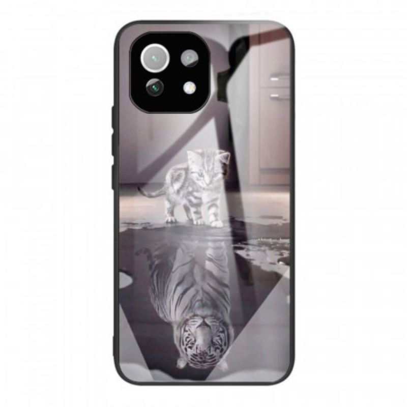 Maskica Xiaomi Mi 11 Lite 4G / 5G / 5G NE Kitten Dream Kaljeno Staklo