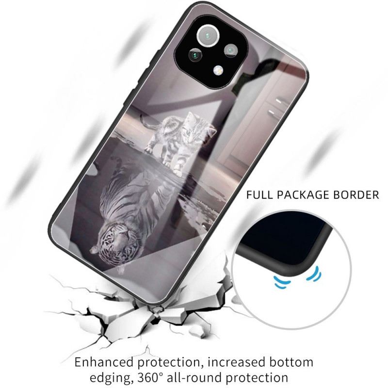 Maskica Xiaomi Mi 11 Lite 4G / 5G / 5G NE Kitten Dream Kaljeno Staklo
