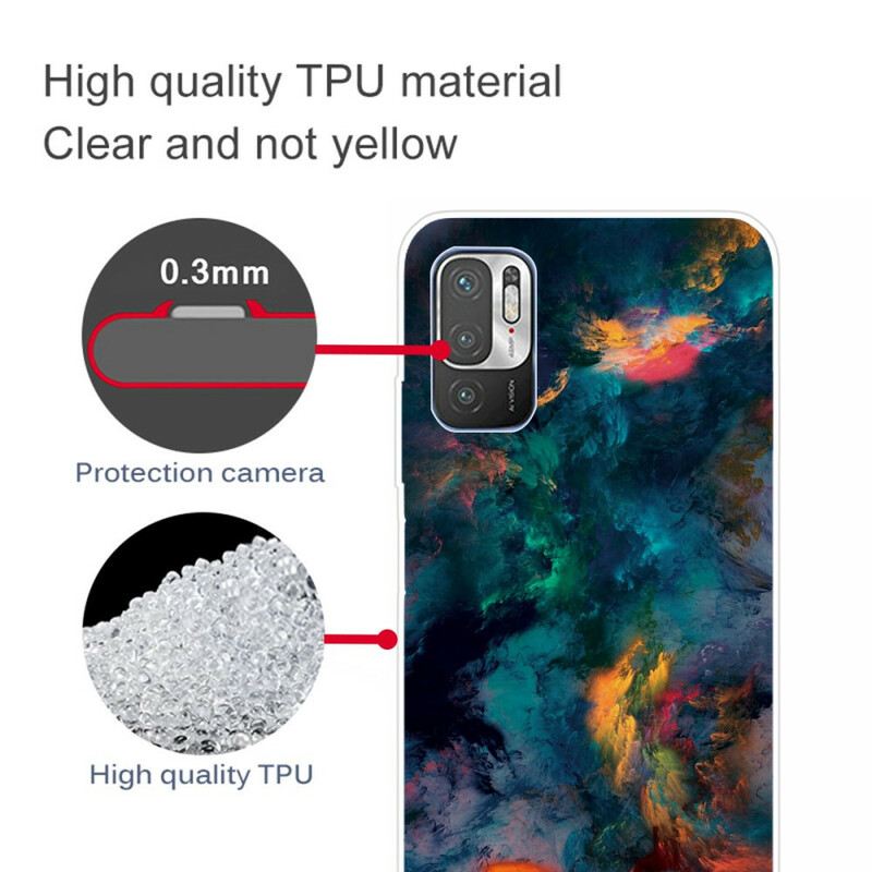 Maskica Poco M3 Pro 5G Šareni Oblaci