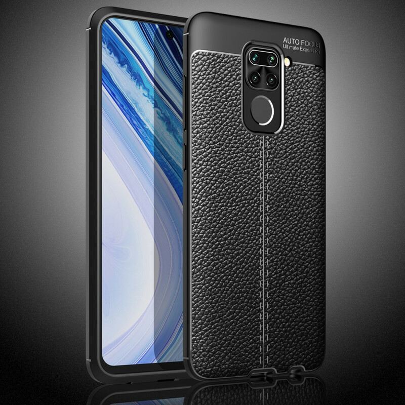Maskica Xiaomi Redmi Note 9 Leather Effect Litchi Dvostruka Linija