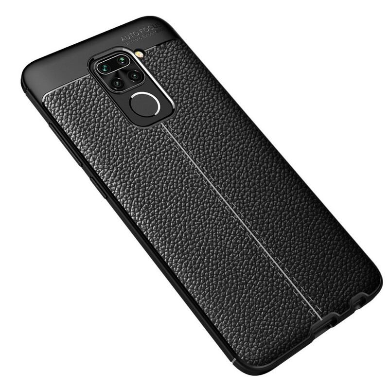 Maskica Xiaomi Redmi Note 9 Leather Effect Litchi Dvostruka Linija