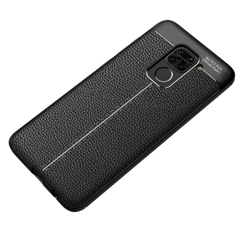 Maskica Xiaomi Redmi Note 9 Leather Effect Litchi Dvostruka Linija