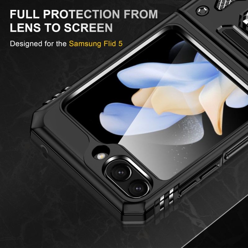 Maskica Samsung Galaxy Z Flip 5 Dizajn Držača Prstena