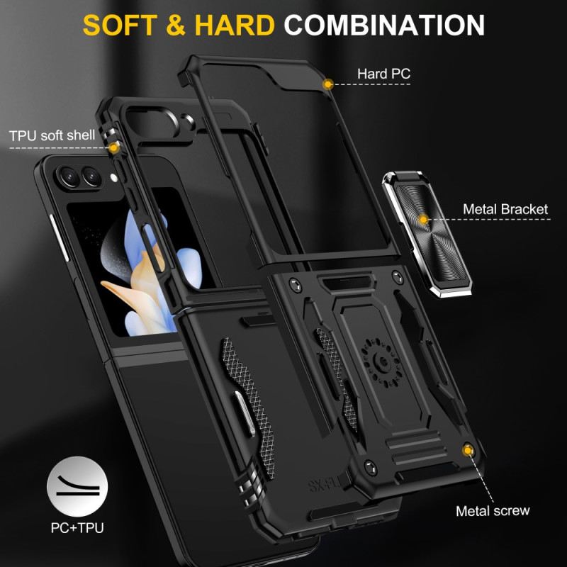 Maskica Samsung Galaxy Z Flip 5 Dizajn Držača Prstena
