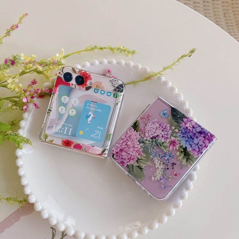 Maskica Samsung Galaxy Z Flip 5 Prozirno Cvijeće