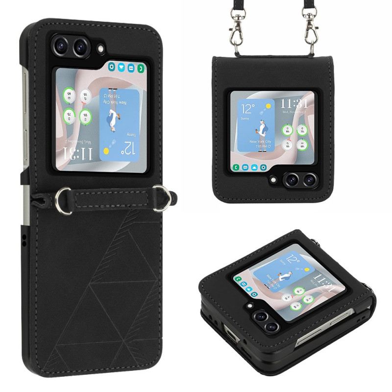 Maskica Samsung Galaxy Z Flip 5 Trokuti S Naramenicama