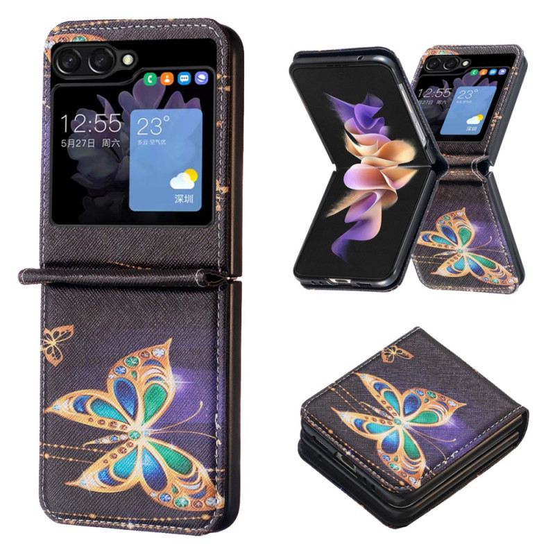 Maskica Samsung Galaxy Z Flip 5 Zlatni Leptiri