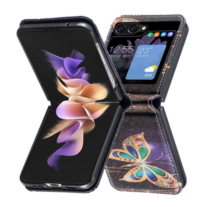 Maskica Samsung Galaxy Z Flip 5 Zlatni Leptiri