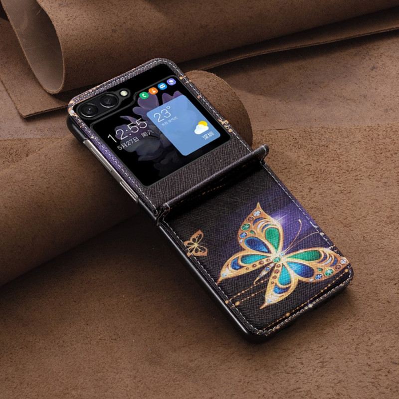 Maskica Samsung Galaxy Z Flip 5 Zlatni Leptiri