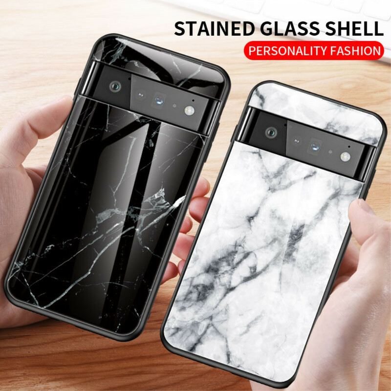 Maskica Google Pixel 6 Pro Mramorno Kaljeno Staklo