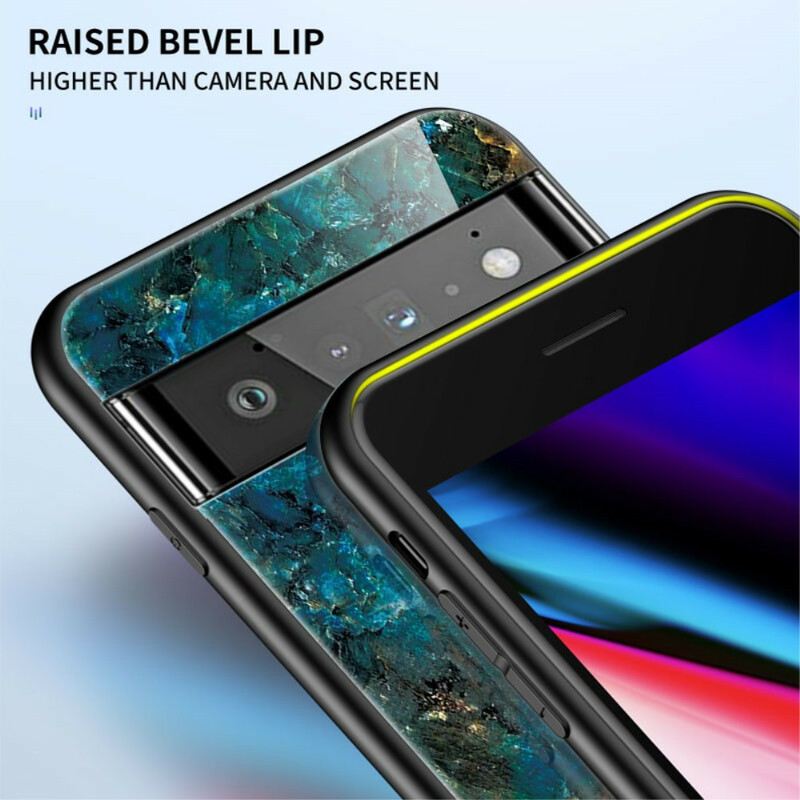 Maskica Google Pixel 6 Pro Mramorno Kaljeno Staklo