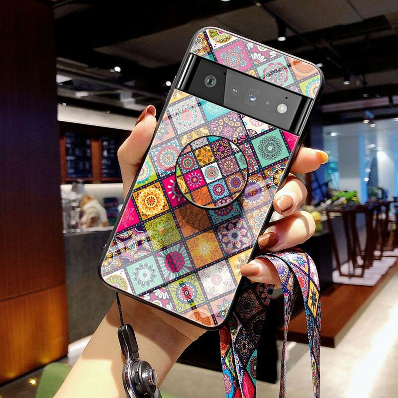 Maskica Google Pixel 6 Pro Patchwork Magnetski Držač
