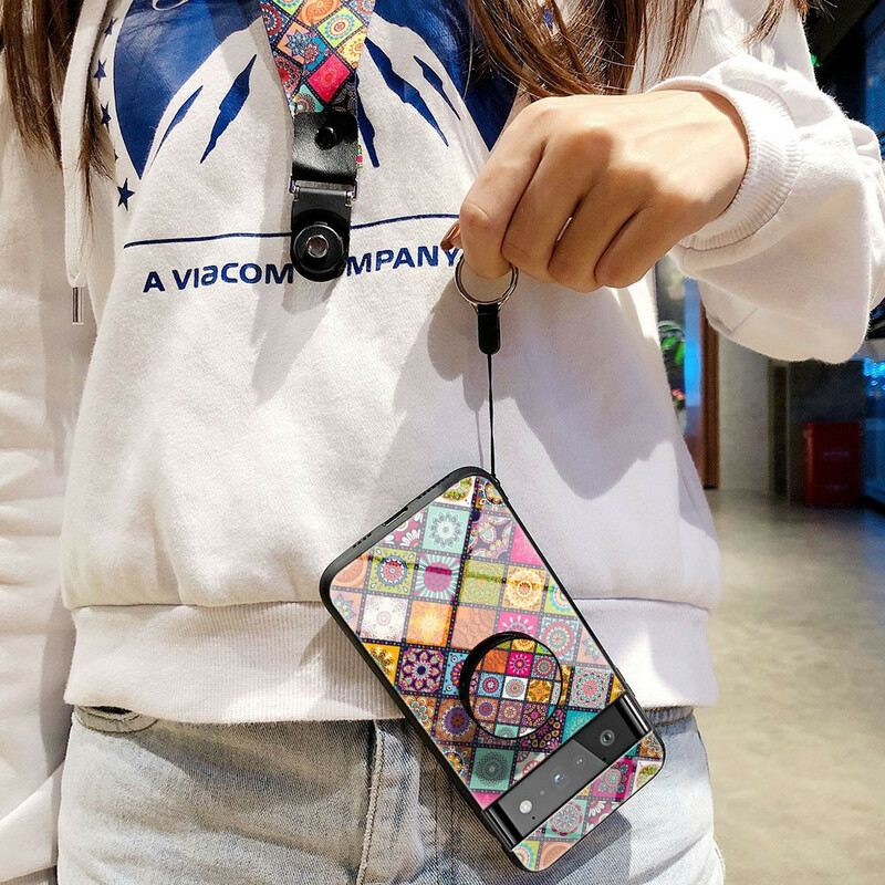 Maskica Google Pixel 6 Pro Patchwork Magnetski Držač