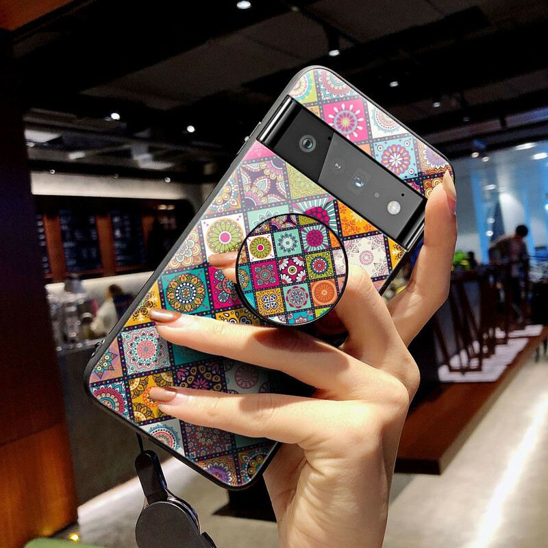 Maskica Google Pixel 6 Pro Patchwork Magnetski Držač