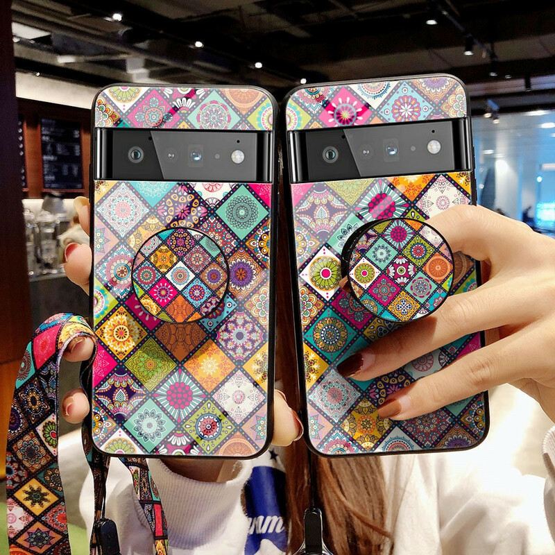 Maskica Google Pixel 6 Pro Patchwork Magnetski Držač