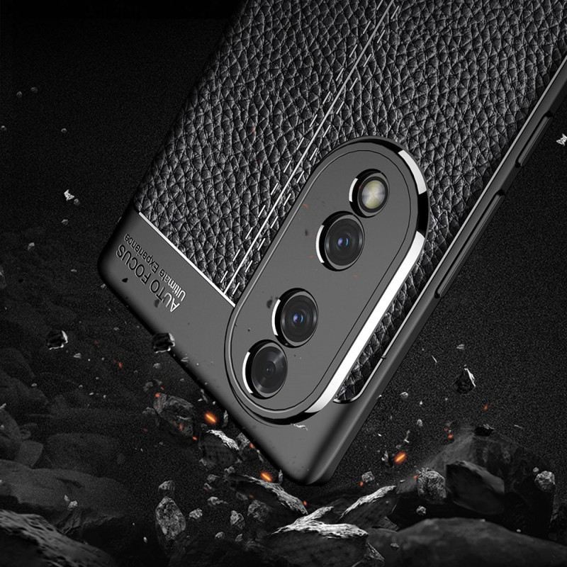 Maskica Honor 70 Efekt Dvostruke Linije Litchi Kože