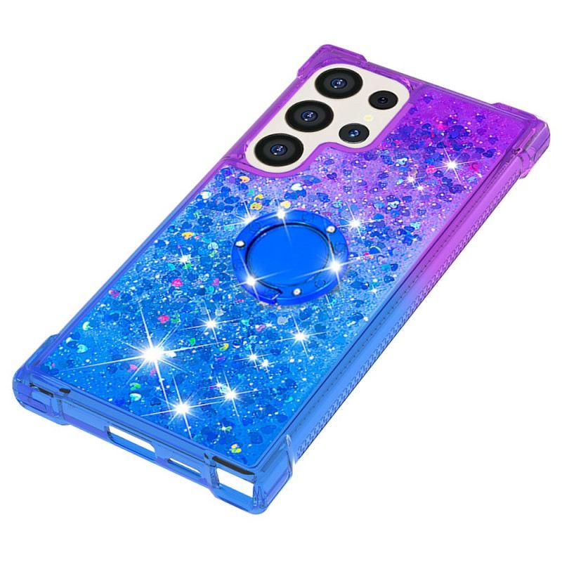 Maskica Samsung Galaxy S24 Ultra 5g Gradijent Svjetlucavi S Potpornim Prstenom