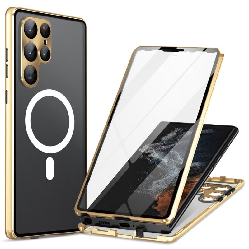Maskica Samsung Galaxy S24 Ultra 5g S Kaljenim Staklom I Metalnim Okvirom
