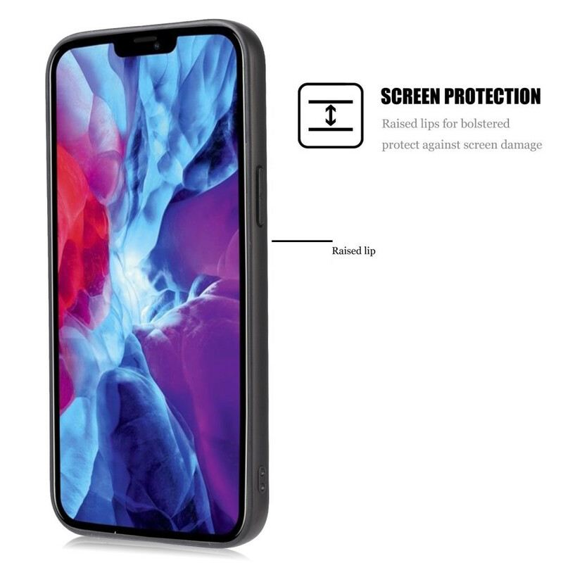 Maskica iPhone 12 Pro Max Elegantni Kožni Efekt
