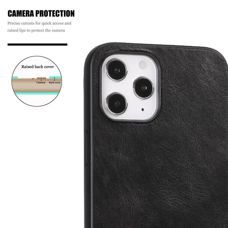 Maskica iPhone 12 Pro Max Elegantni Kožni Efekt