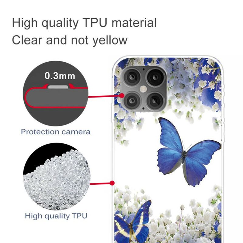 Maskica iPhone 12 Pro Max Leptiri