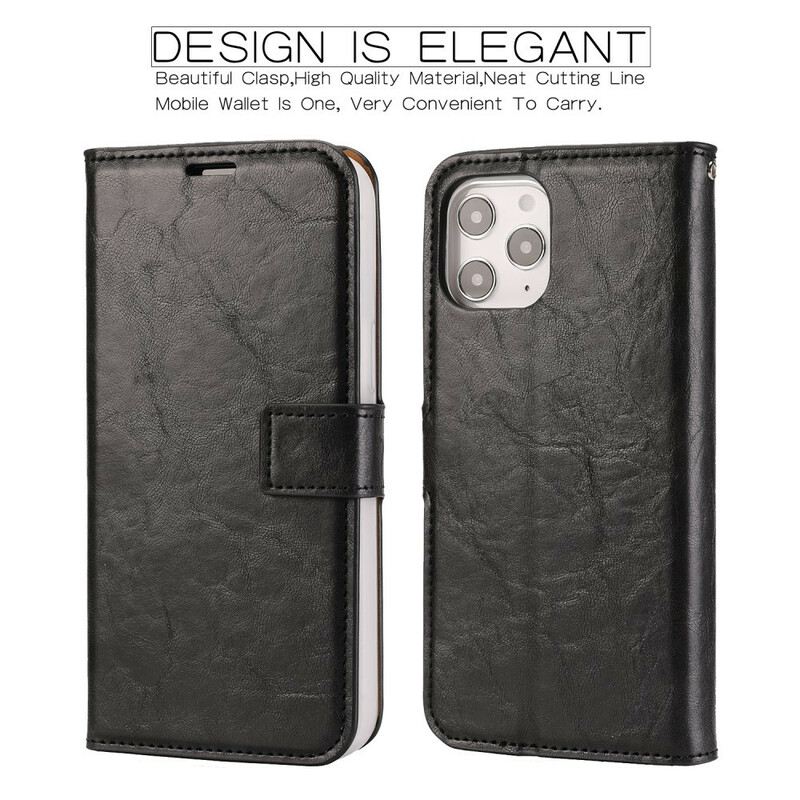 Maskica iPhone 12 Pro Max Odvojivi Stil Od Oštećene Kože