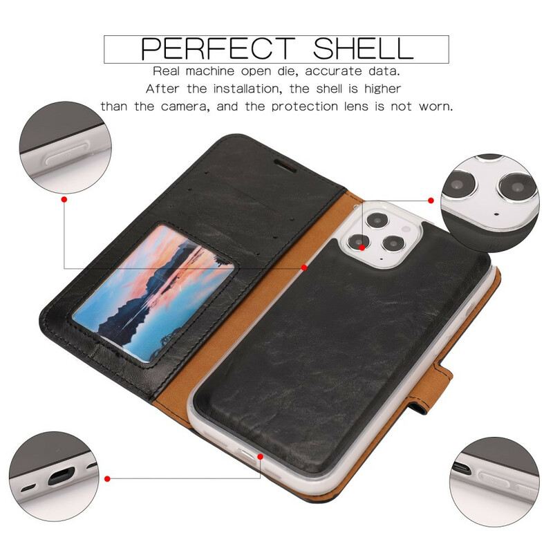 Maskica iPhone 12 Pro Max Odvojivi Stil Od Oštećene Kože