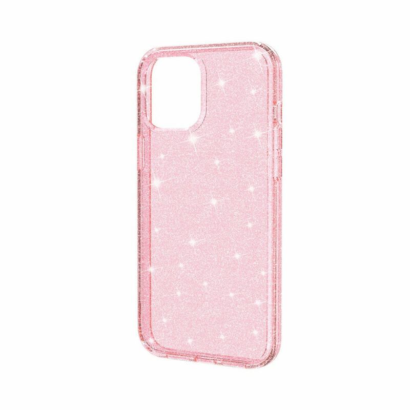 Maskica iPhone 12 Pro Max Prozirne Šljokice