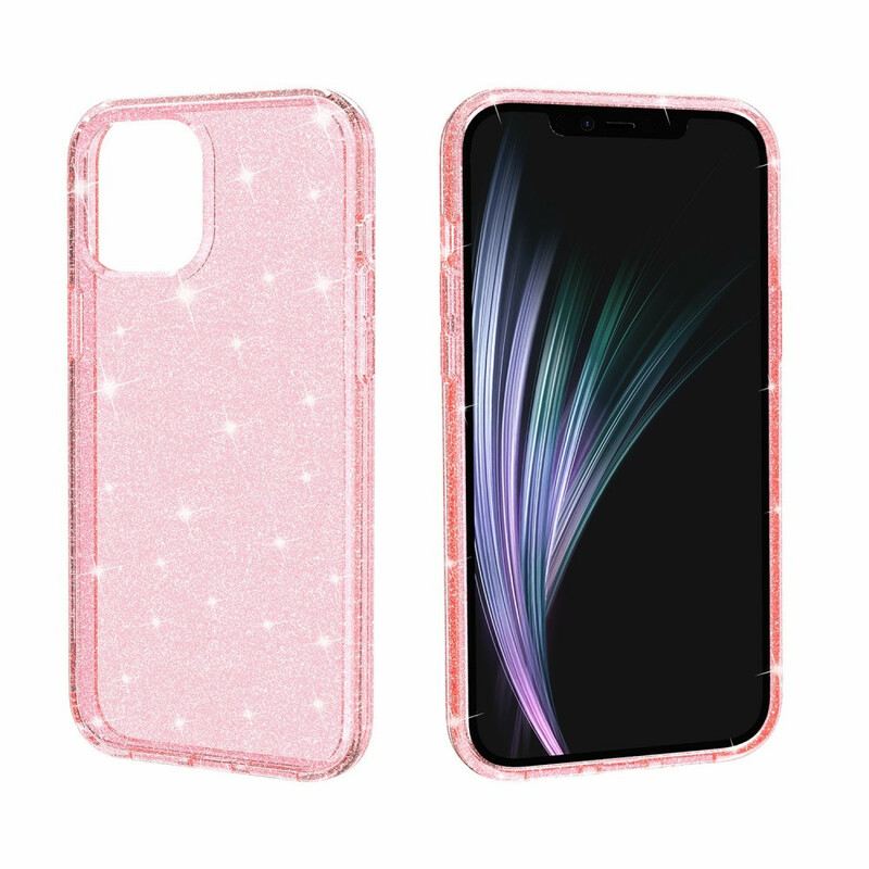 Maskica iPhone 12 Pro Max Prozirne Šljokice