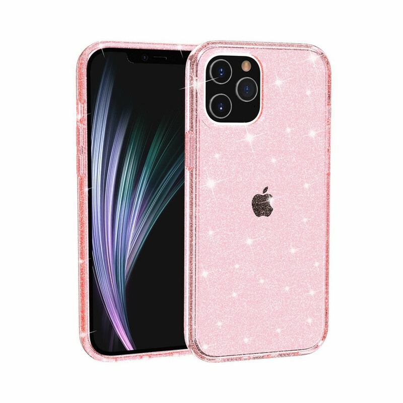 Maskica iPhone 12 Pro Max Prozirne Šljokice