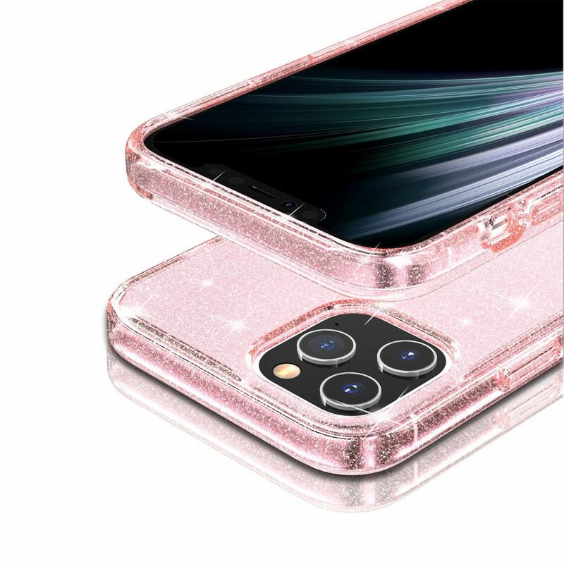 Maskica iPhone 12 Pro Max Prozirne Šljokice