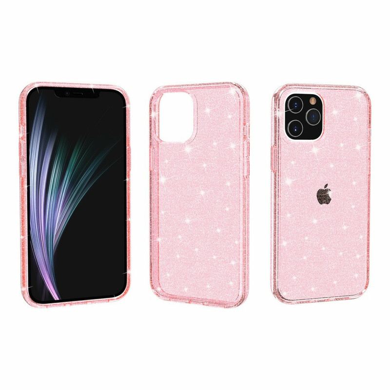 Maskica iPhone 12 Pro Max Prozirne Šljokice