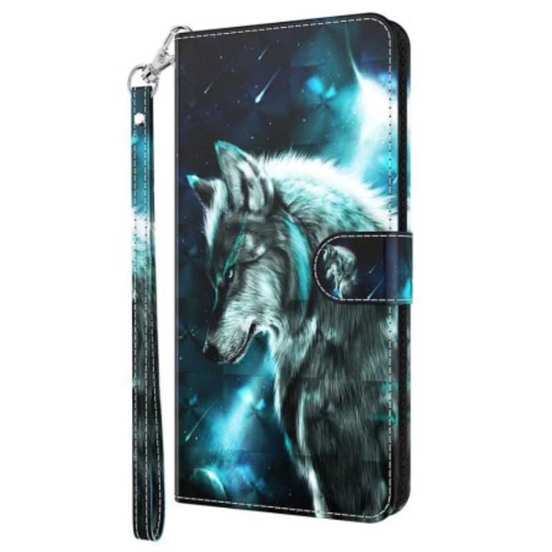Futrola Oppo A54 5G / A74 5G Lanyard Wolf